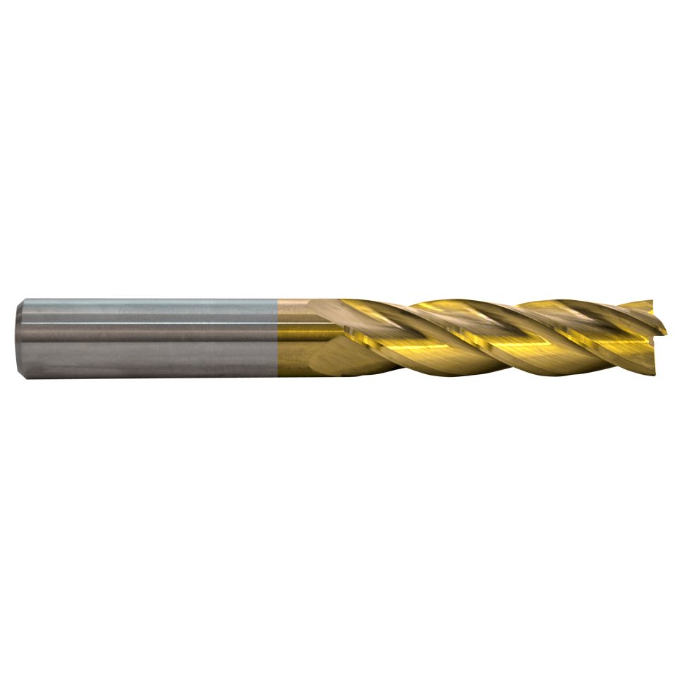 M.A.Ford 58017 TuffCut GP 4 Flute End Mill Long 1/8x1x2-1/2 TiN