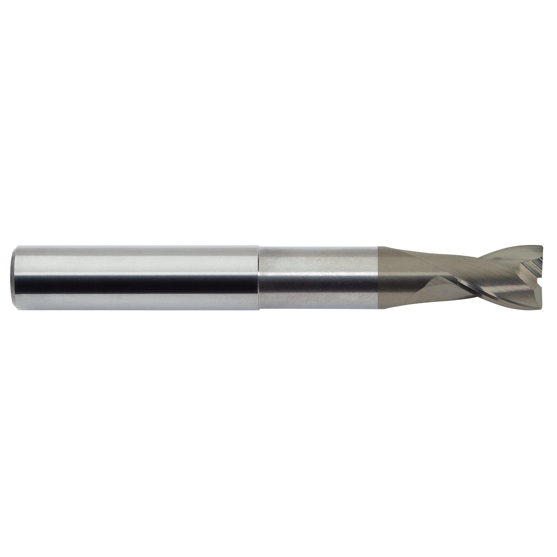 M.A.Ford 77008 TuffCut AL 2 Flute End Mill Necked 3/4x1x1-7/8x4x3/4 Shk .030R CERAedge