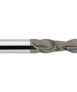 M.A.Ford 77016 TuffCut AL 2 Flute Ball Nose End Mill 5/16x1/2x2-1/2x5/16 Shk CERAedge