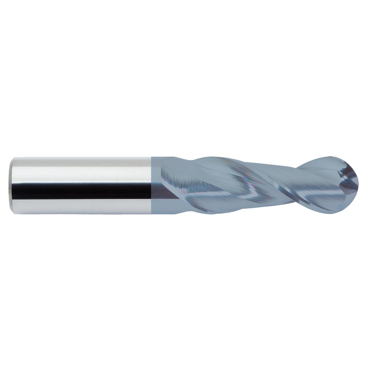 M.A.Ford 77018 TuffCut AL 2 Flute Ball Nose End Mill 1/2x1-1/4x3x1/2 Shk ALtima
