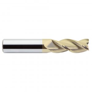 M.A.Ford 16790 TuffCut X-AL 3 Flute End Mill Finisher 1/4x1-3/4x4x1/4 Shk .040R Fordlube