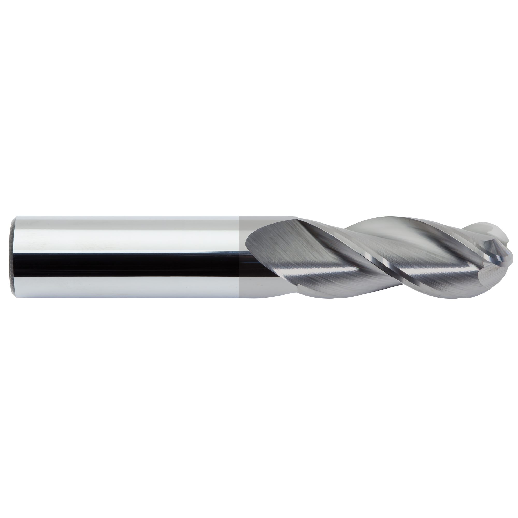 M.A.Ford 77172 TuffCut X-AL 3 Flute Ball Nose End Mill Finisher 1/4x1/2x2-1/2x1/4 Shk CERAedge