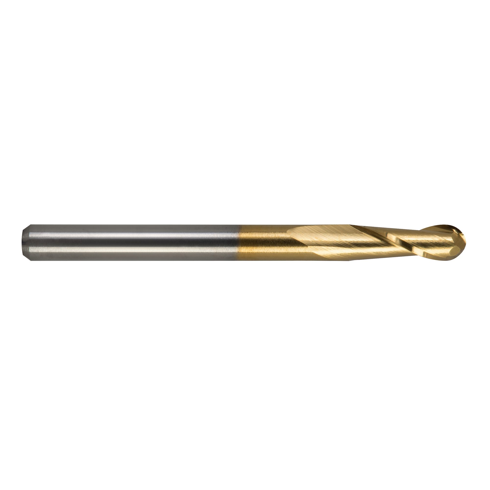 M.A.Ford 55080 TuffCut GP 2 Flute Ball Nose End Mill 5mmx20x51 TiN