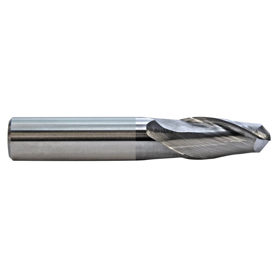 M.A.Ford 55074 TuffCut GP 2 Flute Ball Nose End Mill 3/4x1-1/2x4 TiCN