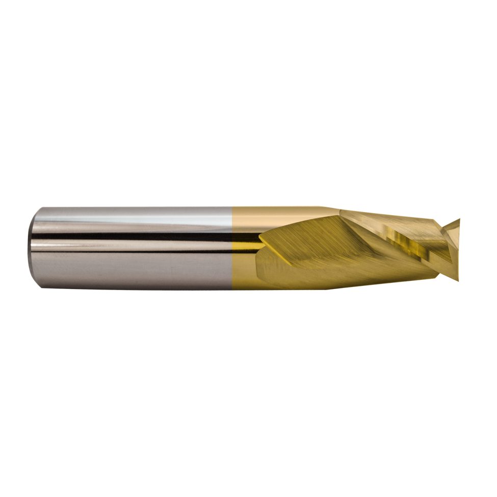 M.A.Ford 56428 TuffCut GP 2 Flute End Mill Stub 5/8x3/4x3 TiN