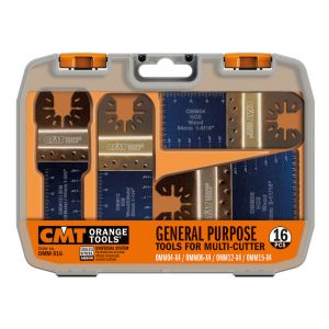 CMT OMM-X16 - 16 piece Multipurpose Set for Oscillating Multi-tools